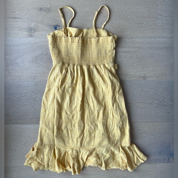 AE Butter Yellow Summer Mini Dress - Picture 2 of 5
